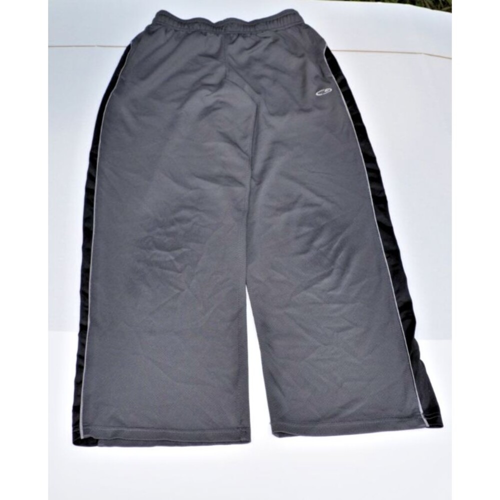 Champion Duo Dry Jogger Sweatpants Gray Black Big Boy L(12-14) Pockets